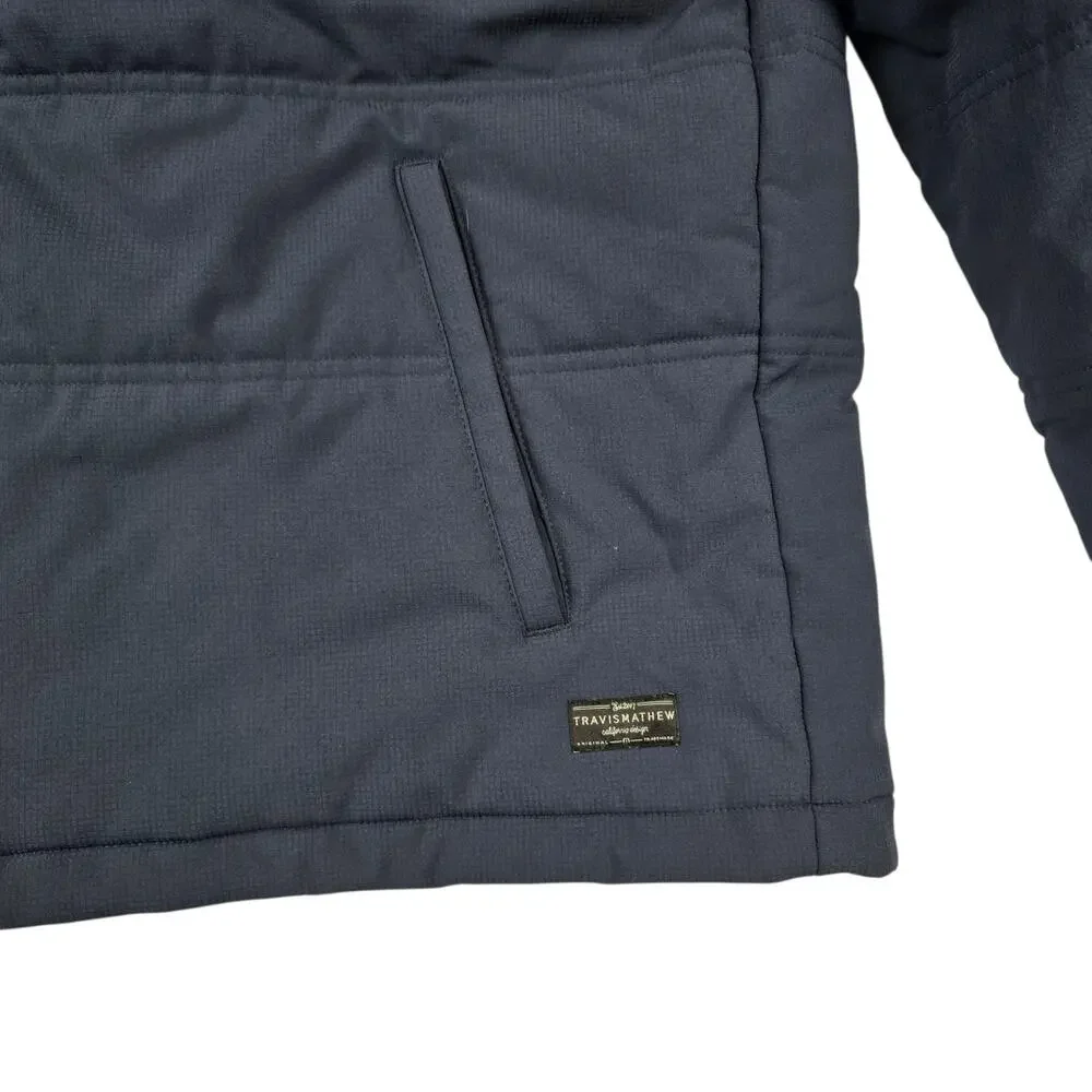 Travis Mathew Cold Bay Jacket Puffer Size XL Blue
